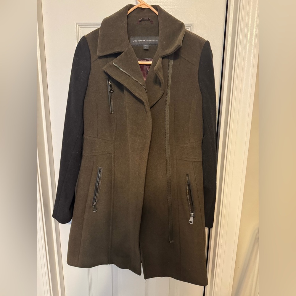 Marc New York By Andrew Marc Felted Wool Coat. - image 1